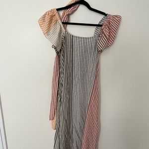 Rachael pally maxi gingham dress